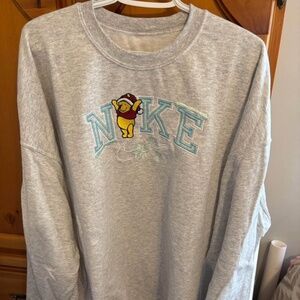 Custom crew neck Winnie the Pooh